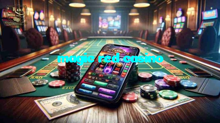 magic red casino casino presented on mobile device in Pakistan with slots and live games